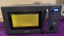 Abode Retro grau Mikrowelle 20L 700W Digital AMD2004G - FOR PARTS NOT WORKING. 