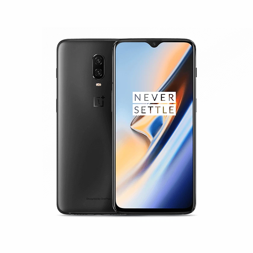 OnePlus 6T Smartphone 128GB Mirror Black Unlocked Android 4G Mobile LTE Sim Free, photo 1 of 4