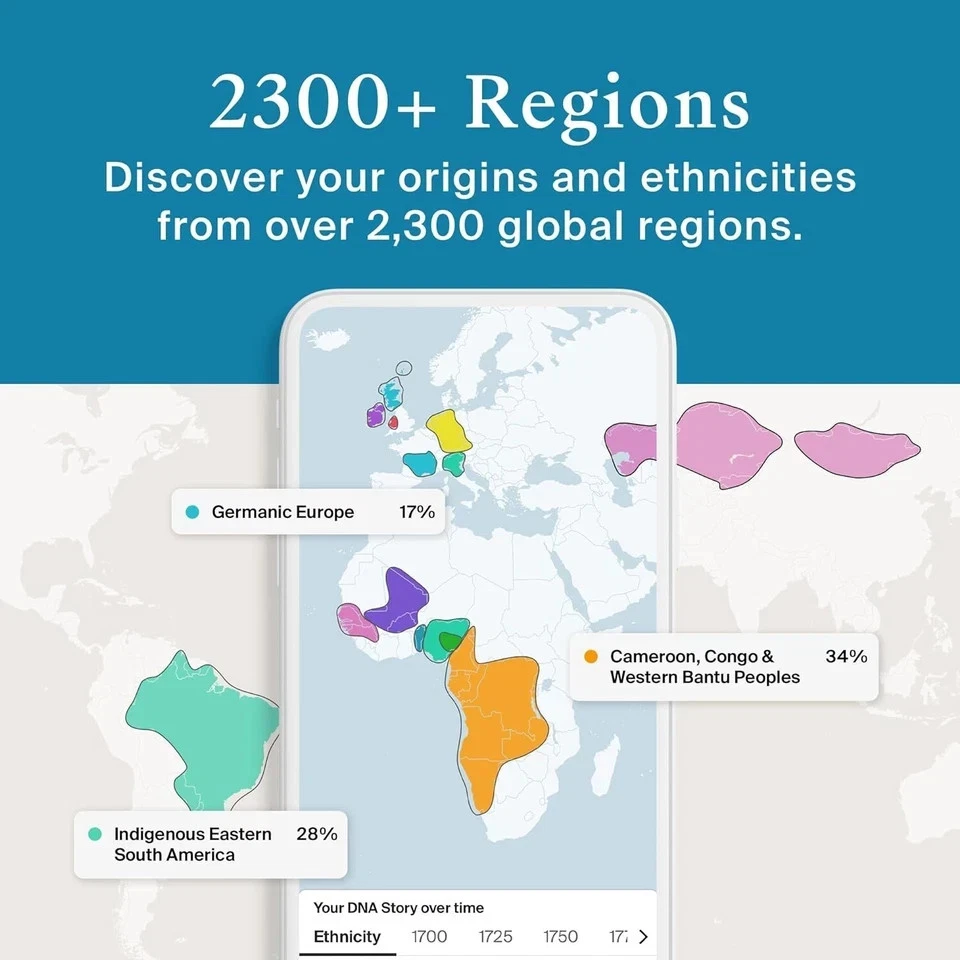 AncestryDNA Genetic Test Kit: Personalized Genetic Results | DNA Ethnicity Test - image 2 of 4