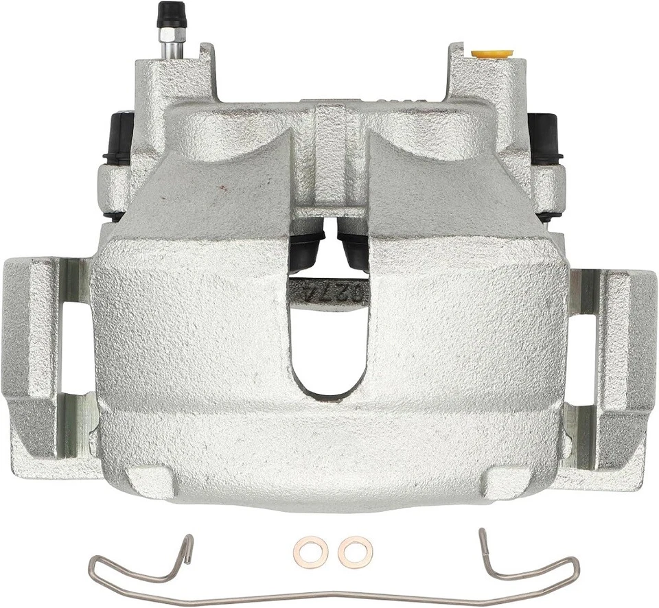 Pinza de freno de disco delantero izquierdo con soporte y herrajes para Jeep Grand Cherokee Foto 2 de 4