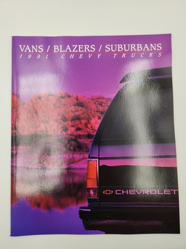 1991 Chevy Trucks 74pg Brochure Blazer S-10 Suburban Sportvan Astro Lumina NOS - 第 1/4 張圖片