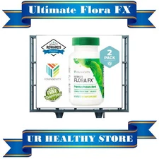 Youngevity Ultimate Flora Fx 60 Capsules (2 PACK) - Digestive & Gut Health