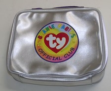 RARE Beanie Babies Official Club Bag Clear Cover 10 1/2" x 8 1/2" x 2 1/2"