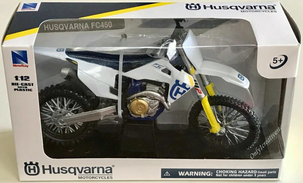 Mini Moto Husqvarna FC 450  🏆 Moto Cross Miniature Replica