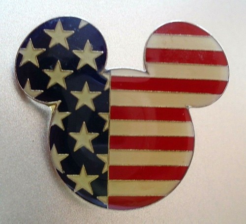 Walt Disney Patriotic Mickey Mouse Red 