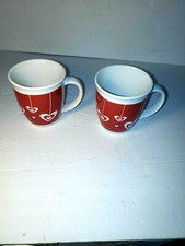 Set Of 2 Royal Norfolk Love Hearts Coffee Mug...