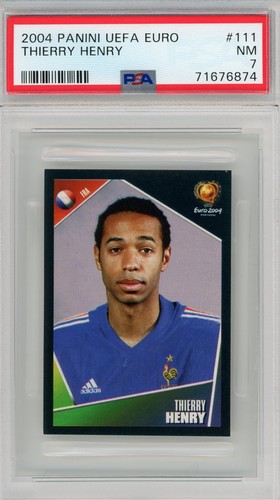 Thierry Henry #111 2004 Panini UEFA Euro card