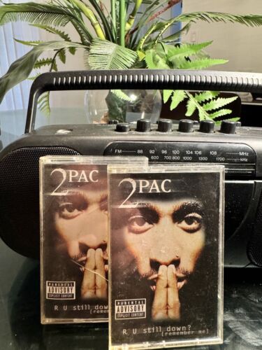 1997 2Pac R U Still Down? Cassette Tape Double Album OG (Tested) - Picture 3 of 8