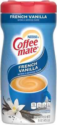 Nestle Coffee-mate Kaffeesahnekännchen, Französische Vanille 15 Unzen Pulver ...