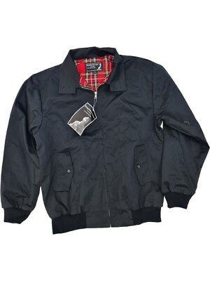 UK Harrington Jacke schwarz M Knightsbridge London Englandjacke English Blouson