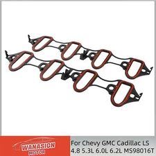 Intake Manifold Gasket Set For Chevy GMC Cadillac LS 4.8 5.3L 6.0L 6.2L MS98016T