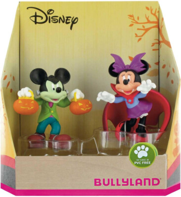 Bullyland 15082 Set Micky und Minni Maus Halloween Disney