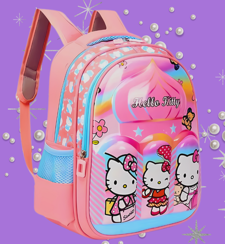 Sanrio Hello Kitty World Rucksack 3D Hartschalen Design Premium Mädchen Schultasche - Bild 19 von 20
