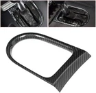 Carbon Fiber Gear Shift Panel Cover Interior Accessories for Ford Mustang 2015+