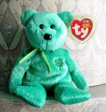 Ty Beanie Baby Dublin St. Patrick's Day Bear Mint w/ Mint Tags