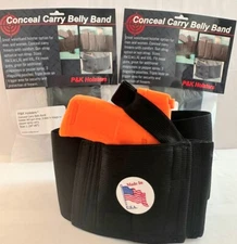 NEW GLOCK/SIG Pistol IPhone Samsung slot Belly Band Holster U.S Made.