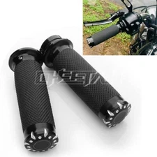 1" Motorcycle Hand Grips For Harley Touring Street Electra Road Glide Road King