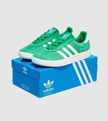 adidas trimm trab green and white