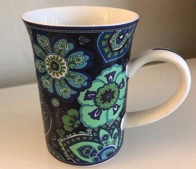 Vera Bradley For Barnes And Noble Ceramic Porcelain Mug Cofee