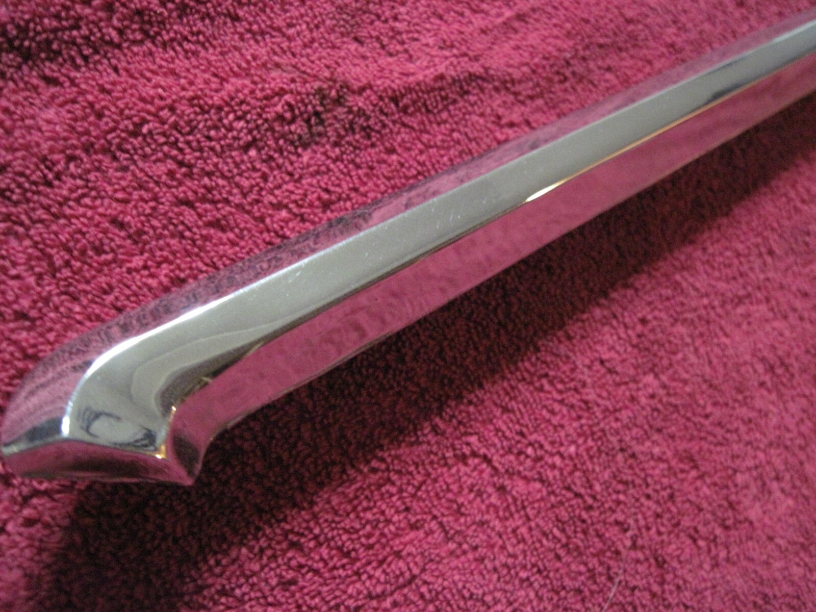 1967 BUICK ELECTRA LESABRE CHROME LH HOOD LIP MOULDING TRIM 1378981 LT