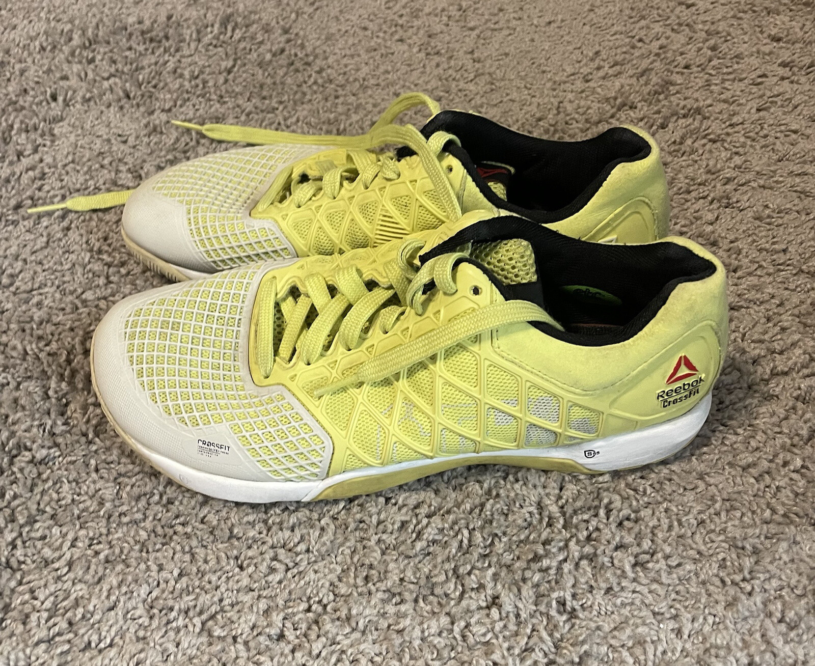 Reebok CrossFit Nano 4.0 Yellow White Training Shoes … Gem