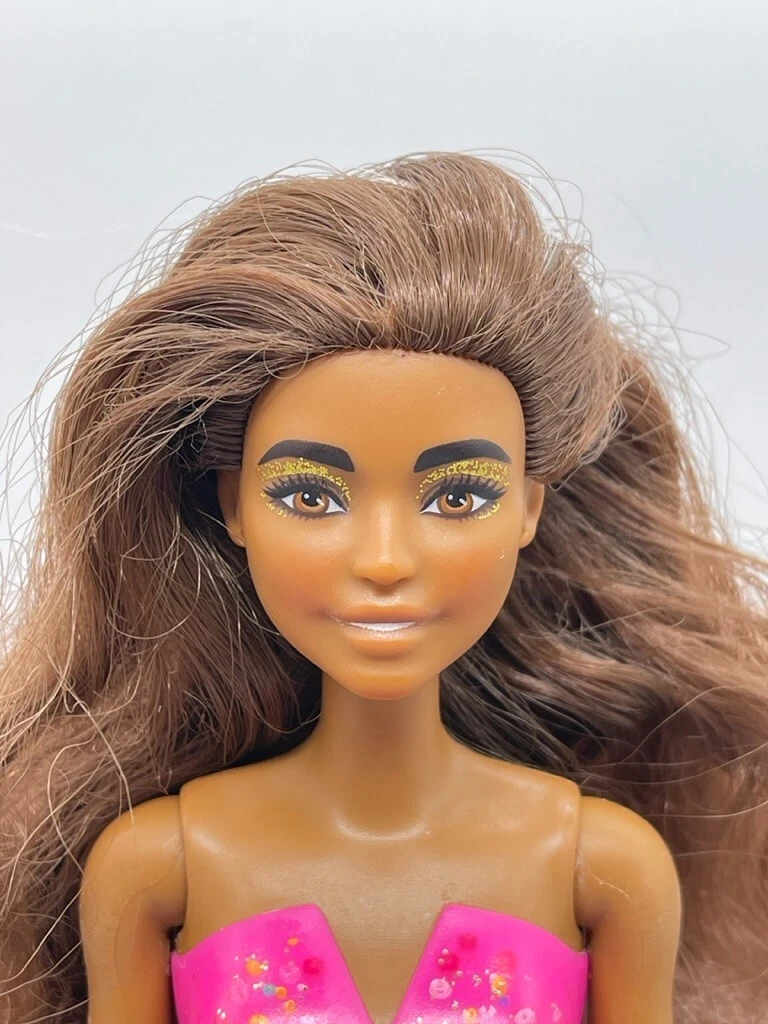 Barbie Color Reveal Doll 2021 Daya Face Brown Hair Confetti