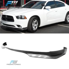 Fits 11-14 Dodge Charger Sedan RA Style PU Front Bumper Lip Spoiler Bodykit