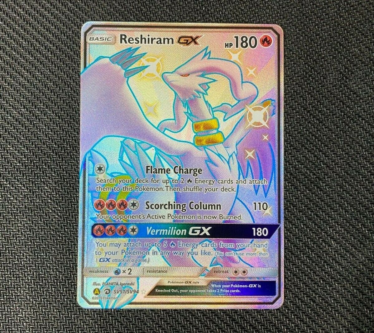 Reshiram GX - Hidden Fates: Shiny Vault - Pokemon