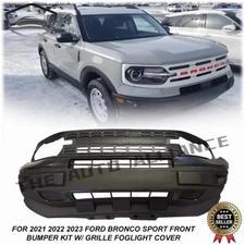 For 2021-2024 Ford Bronco Sport Front Bumper Cover W/ Grille Assembly