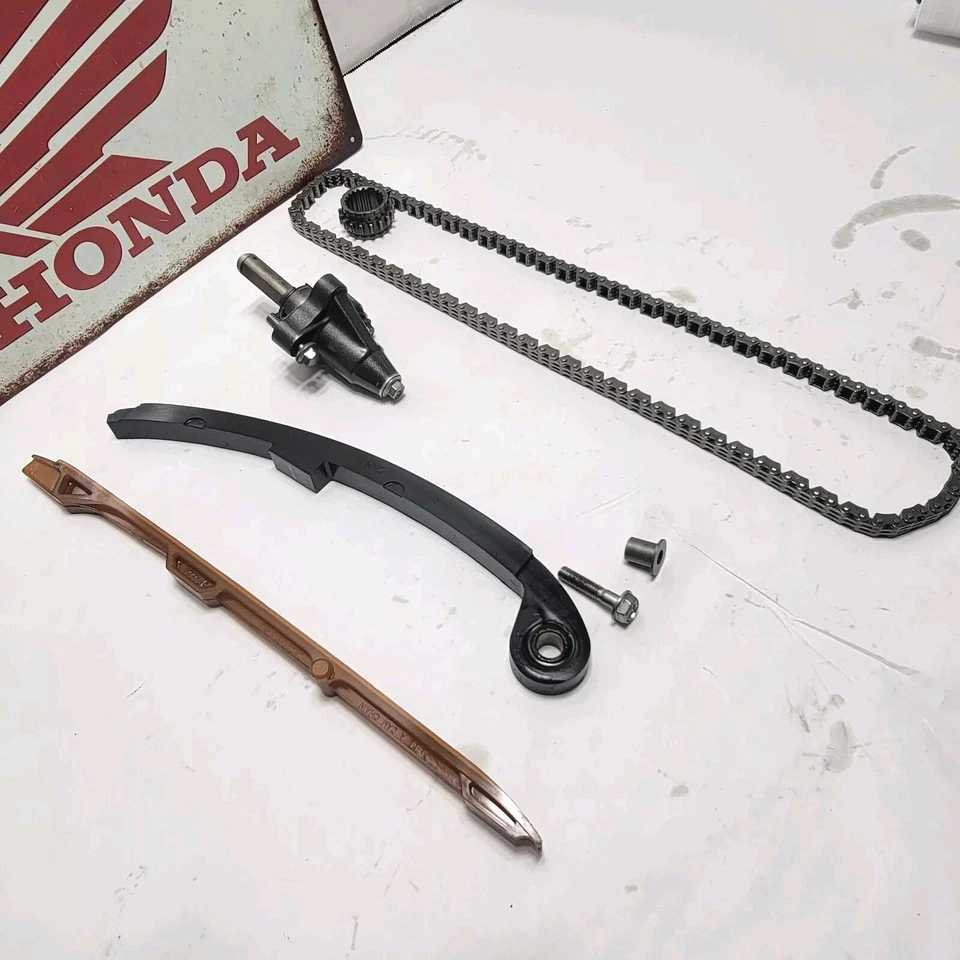 Honda CBR500R 2015 2013-2023 leva tensor de cadena ambas guías cadena de distribución Foto 2 de 4