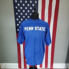 LARGE men's vtg Rawlings Penn State Heavy T-Shirt made in usa 60s 70s pro 3f974p