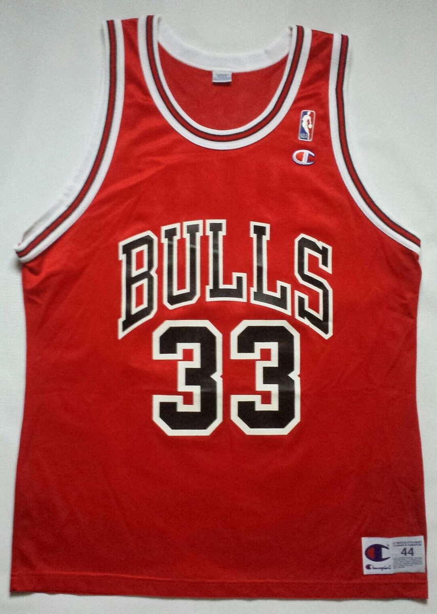 Vintage Scottie Pippen Chicago Bulls Champion Jersey Size 44 | eBay