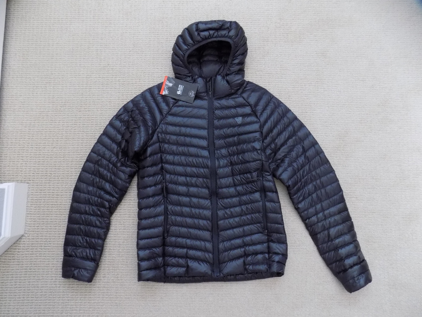 NEW MENS S SMALL MOUNTAIN HARD WEAR 800 DOWN JACKET GHOST WHISPERER HOODY 2