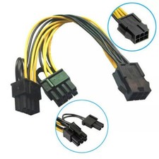 PCI-E 6-Pin to Dual 8 Pin 2x 6pin 2Pin Graphic Video Card Power Splitter Cable