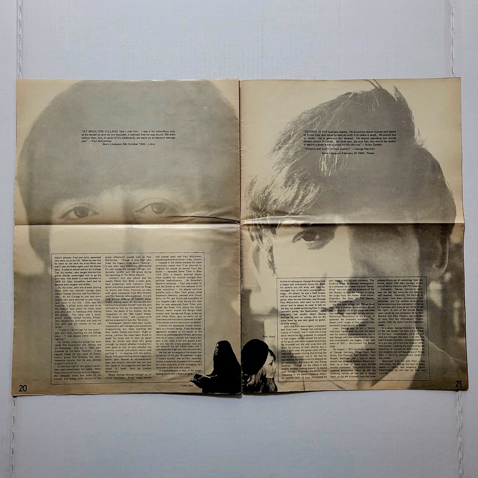 THE BEATLES A Giant Scrapbook (Rainbow 1976) McCartney Lennon Harrison