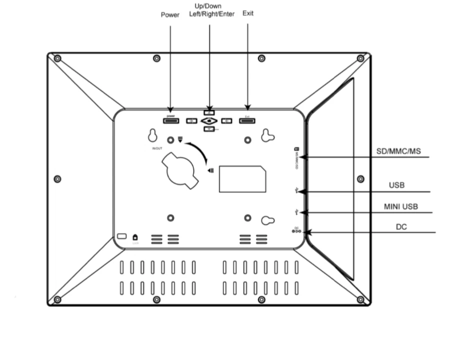 12.1” Digital Photo/Movies/Music Screen Frame New Unused Kogan - Image 3 of 4