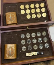 1986 Franklin Mint Excalibur Backgammon Coin ...