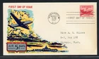 UNITED STATES FLUEGEL COVER LOT #36 1947 5c Air Mail Issue FDC $$$