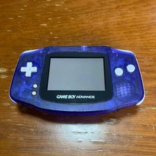 Nintendo Game Boy Advance Purple Console Tested No Battery USED JAPAN EDITION