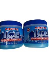 2 X ARCTIC ICE Pain Relieving Gel Fast Acting Cooling Formula Greaseless 7 OZ