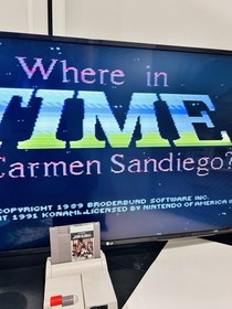 Nintendo Entertainment System NES Where in Time is Carmen Sandiego