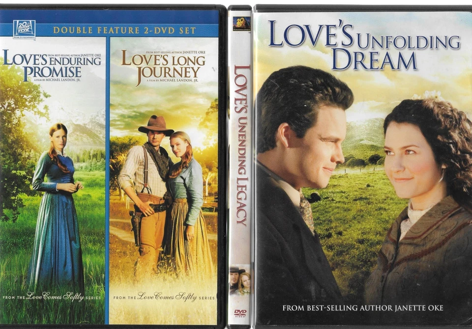 Janette Oke Love Comes Softly DVD Series Lot of 4 Films - Image 1 of 1