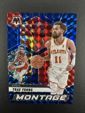 2024-25 Panini Mosaic Trae Young Montage Blue Mosaic /199