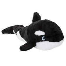 Killer Whale Plush Kids, Wildlife 100% Recycled Animals Size 12. 30cm