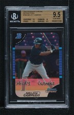 2005 Bowman Chrome First Year Refractor Melky Cabrera #190 BGS 9.5 GEM MINT 0s3