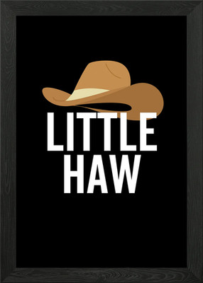 Little Haw Framed Wall Art Poster Canvas Print Picture