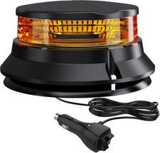 LED Amber Strobe Beacon Lights, Safety Warning Emergency Hazard Rotating Flashin