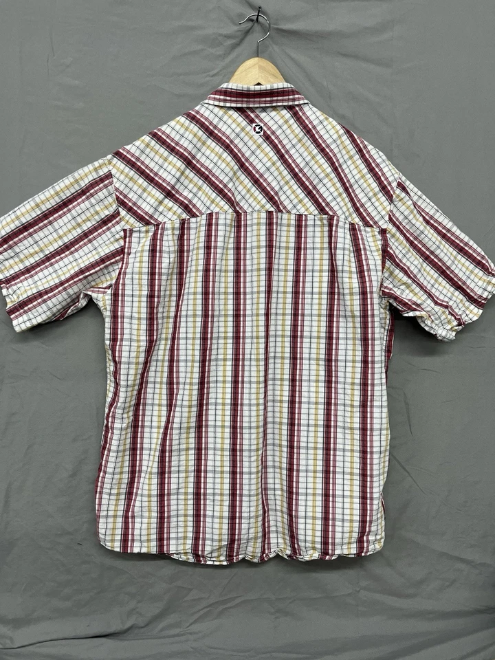 G Unit Heavy Weight S/S Button Down Shirt Size XL Plaid - Image 2 of 4