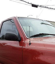 Mástil de antena de acero inoxidable negro de 12 pulgadas radio AM/FM para Nissan Frontier 1998-2023
