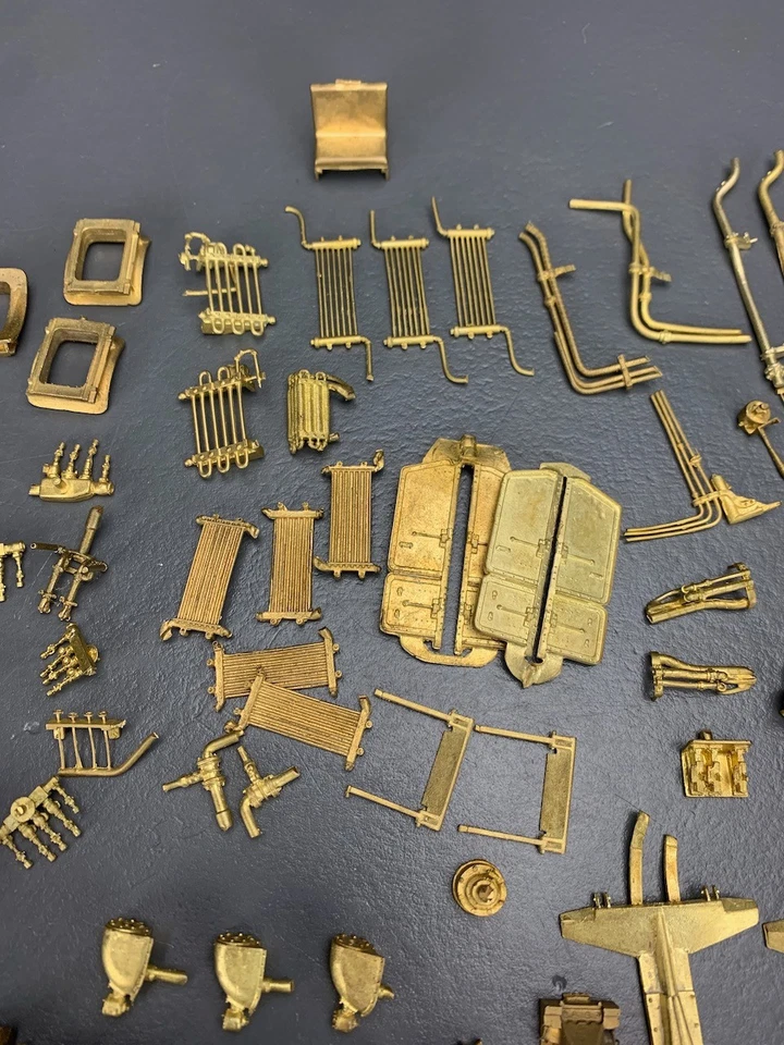 Big Lot O Scale PSC Precision Scale Company Brass Steam Locomotive Details O3106 - Image 3 of 4